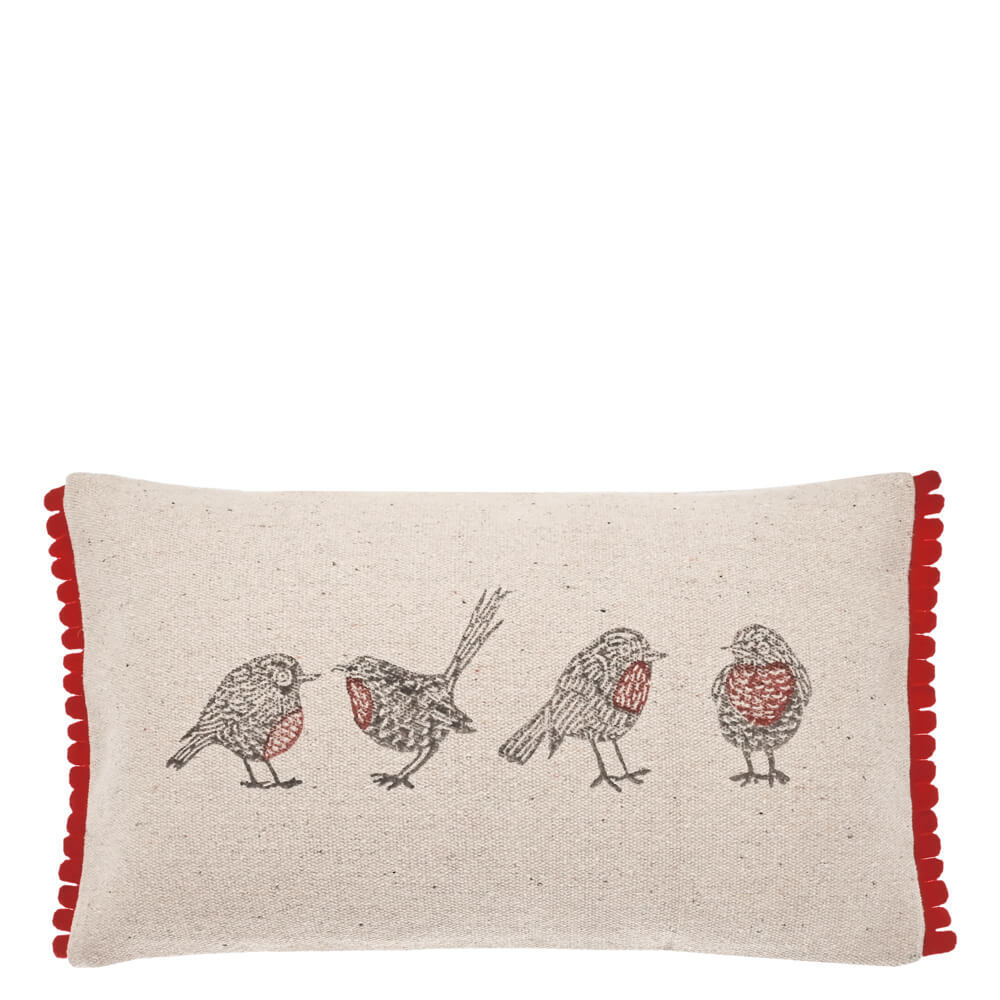 Walton & Co Forest Robin Cushion